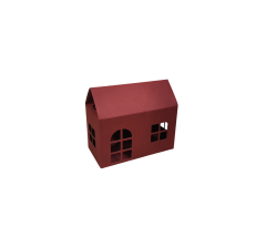 Домик картонный 150*75*90 мм (до крыши)