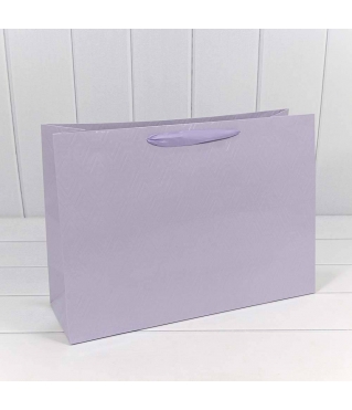 Пакет подарочный "Элегант" Сиреневый 45*33*15 230г 1/20 1/80