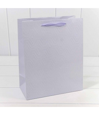 Пакет подарочный "Элегант" Сиреневый 26*32*13 230г 1/20 1/120