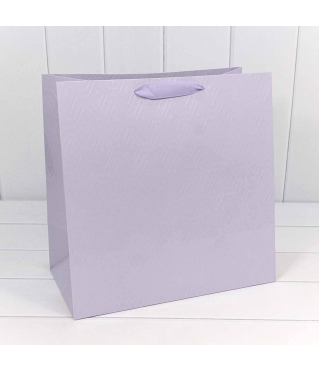 Пакет подарочный "Элегант" Сиреневый 37*37*20 230г 1/20 1/60