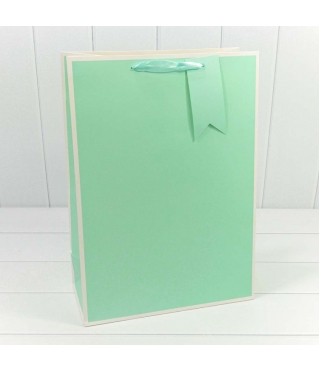 Пакет подарочный Однотонный в рамке (микс) 32*45*15 230г 1/20 1/80