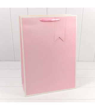 Пакет подарочный Однотонный в рамке (микс) 32*45*15 230г 1/20 1/80