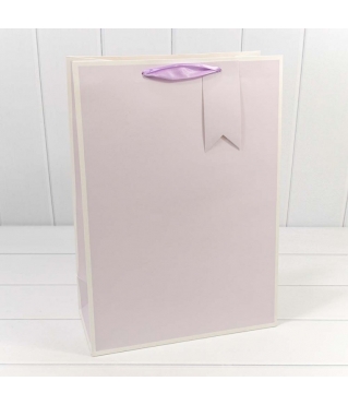 Пакет подарочный Однотонный в рамке (микс) 32*45*15 230г 1/20 1/80