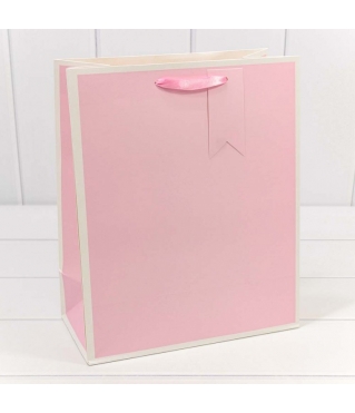 Пакет подарочный Однотонный в рамке (микс) 26*32*13 210г 1/20 1/240
