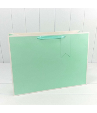 Пакет подарочный Однотонный в рамке (микс) 55*40*20 230г 1/20 1/80