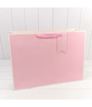 Пакет подарочный Однотонный в рамке (микс) 55*40*20 230г 1/20 1/80