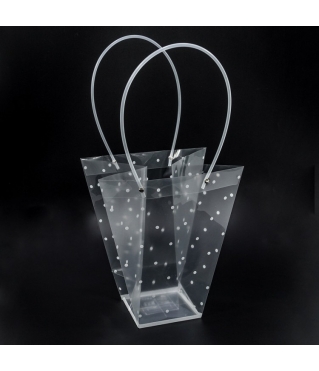 Пакет пластиковый "Ваза для цветов" Белый 24*26*11 1/10 1/200