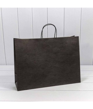 Пакет подарочный Крафт Чёрный 45*33*15 120г 1/20 1/120