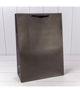 Пакет подарочный Крафт Чёрный 32*45*15 180г 1/10 1/80