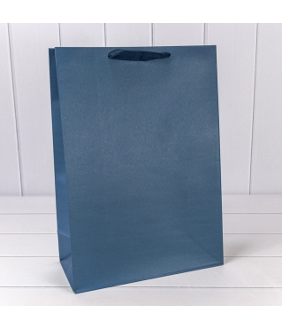 Пакет подарочный Крафт Синий 32*45*15 180г 1/10 1/80