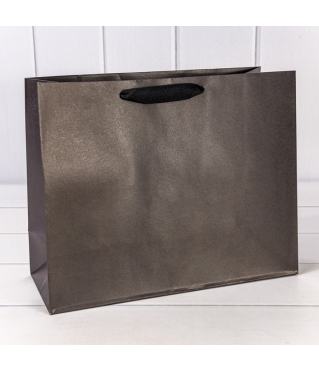 Пакет подарочный Крафт Чёрный 32*26*13 180г 1/10 1/240