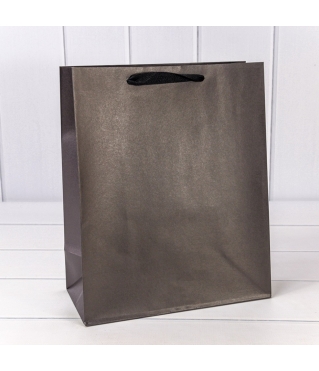 Пакет подарочный Крафт Чёрный 26*32*13 180г 1/10 1/240