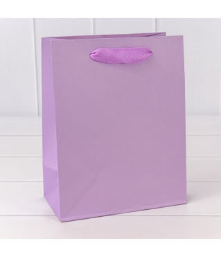 Пакет подарочный Крафт Сиреневый 18*23*10 180г 1/10 1/360