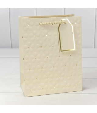 Пакет подарочный с тиснением "Цветочки" (микс 2) 18*23*10 210г 1/20 1/360