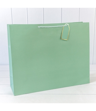 Пакет подарочный "Фактура-890" Бледно-зелёный 50*40*15 210г 1/20 1/80