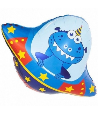 Шар (34''/86 см) Фигура, Космический путешественник (НЛО)
