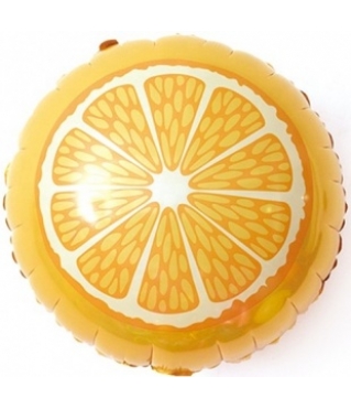 Воздушный шар (18''/46 см) Круг, Апельсин, Оранжевый