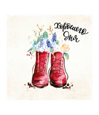 ОТКРЫТКА 10*10 СМ, ДИЗАЙН 100