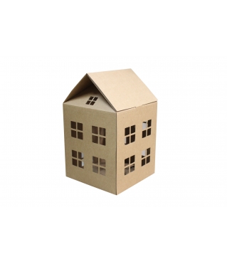 Коробка-домик 200*200*230 мм (до крыши), крафт
