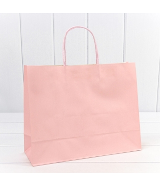 Пакет подарочный Крафт Персиковый 31,5*25*11,5см 120г 1/20 1/120