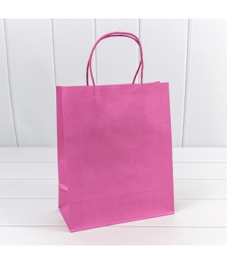 Пакет подарочный Крафт Лиловый 22*27*11см 120г 1/20 1/120