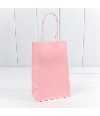 Пакет подарочный Крафт Розовый-2 13*21*8 120г 1/20 1/240
