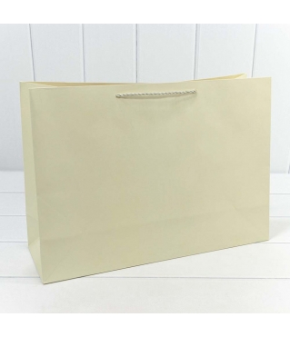 Пакет подарочный "Фактура" Бежевый 45*32*15 210г 1/20 1/120