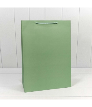 Пакет подарочный "Фактура" Фисташковый 32*45*15 210г 1/20 1/120