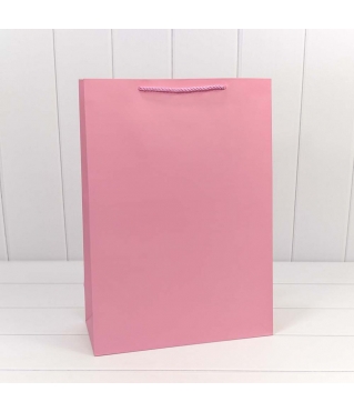 Пакет подарочный "Фактура" Розовый 32*45*15 210г 1/20 1/120