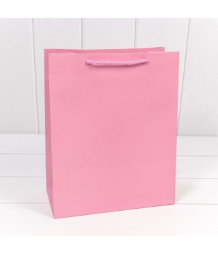 Пакет подарочный "Фактура" Розовый 26*32*13 210г 1/20 1/240
