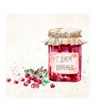 Открытка 10*10 см, дизайн 30