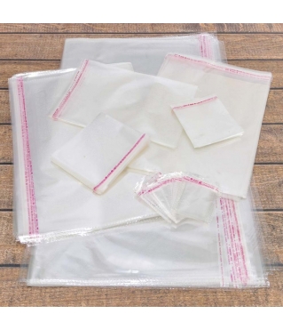 Пакет упаковочный с клеевым клапаном 30*30+3 (100 шт.) 30мкм 1/40