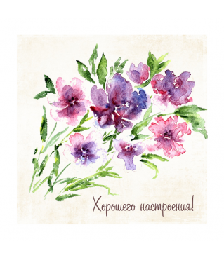 ОТКРЫТКА 10*10 СМ, ДИЗАЙН 31