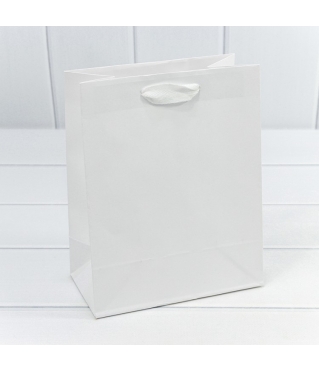 Пакет подарочный Крафт Белый 18*23*10 170г 1/20 1/360