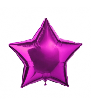 Шар (18"/46 см) Звезда, Purple, 1шт; Grabo.