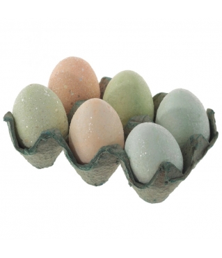 Набор из шести украшений Пасхальное яйцо