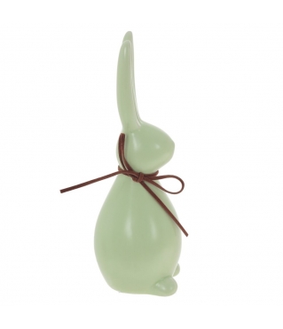 Фигурка фарфоровая Кролик зеленый