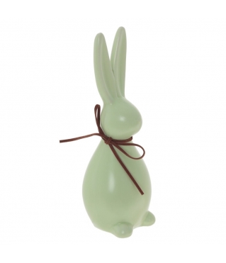 Фигурка фарфоровая Кролик зеленый