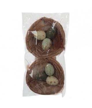 Набор из двух украшений Гнездо пасхальное