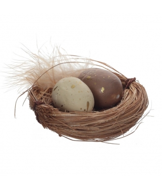 Набор из 6-ти украшений Гнездо пасхальное