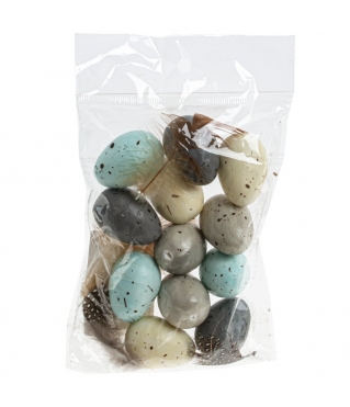 Набор из 12-ти украшений Пасхальное яйцо, L11 W3 H17 см