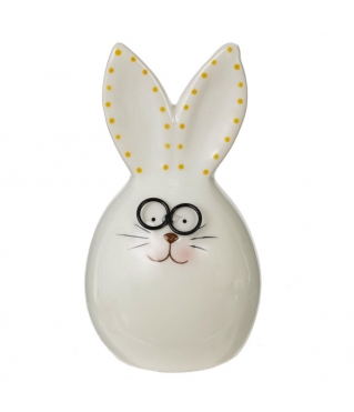 Фигурка Заяц в очках, L8,5 W7 H15 см