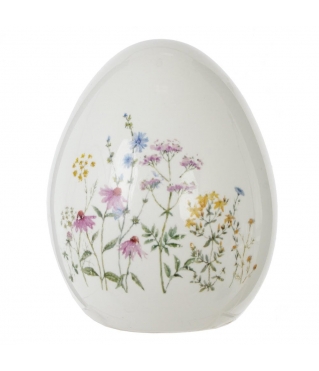 Фигурка Пасхальное яйцо с цветами, L7 W7 H8 см