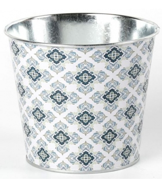 Декоративное кашпо D13.3X11.5CM B:D9.5 см., металл