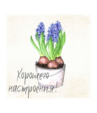 ОТКРЫТКА 10*10 СМ, ДИЗАЙН 120