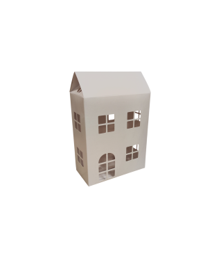 Коробка-домик 150*75*180 мм (до крыши) мм ( до крыши), белый