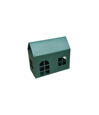 Коробка-домик 150*75*90 мм (до крыши) мм ( до крыши), зеленая