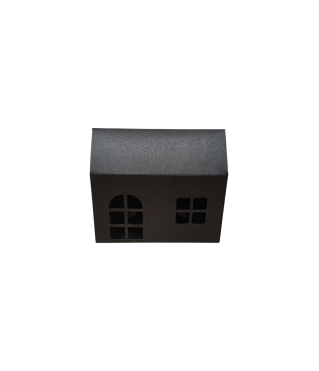 Коробка-домик 150*75*90 мм (до крыши) мм ( до крыши), черная