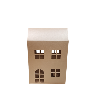 Коробка-домик 150*75*180 мм (до крыши) мм ( до крыши), бежевая