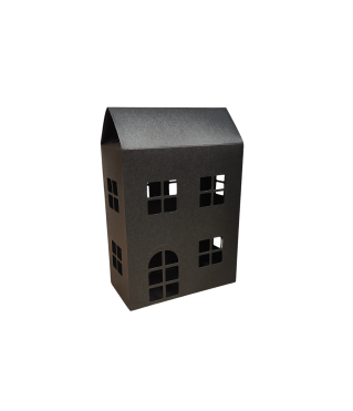 Коробка-домик 150*75*180 мм (до крыши) мм ( до крыши), графит